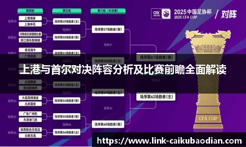 上港与首尔对决阵容分析及比赛前瞻全面解读